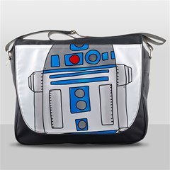 Technology-clip-art-r2d2 Messenger Bag by 99art