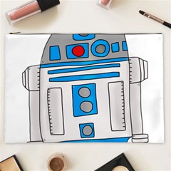 Technology-clip-art-r2d2 Cosmetic Bag (xxl) by 99art