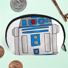 Technology-clip-art-r2d2 Accessory Pouch (large) by 99art