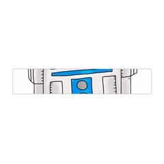 Technology-clip-art-r2d2 Premium Plush Fleece Scarf (mini) by 99art