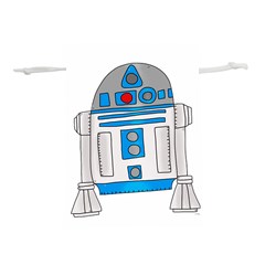 Technology-clip-art-r2d2 Lightweight Drawstring Pouch (l) by 99art