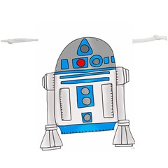 Technology-clip-art-r2d2 Lightweight Drawstring Pouch (xl) by 99art