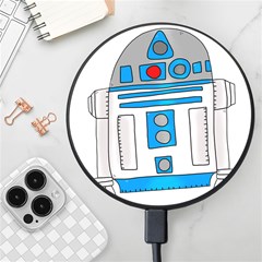 Technology-clip-art-r2d2 Wireless Fast Charger(black)