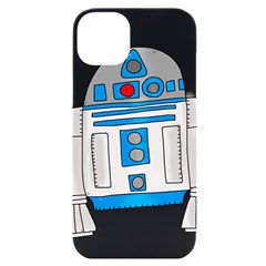 Technology-clip-art-r2d2 Iphone 14 Plus Black Uv Print Case by 99art