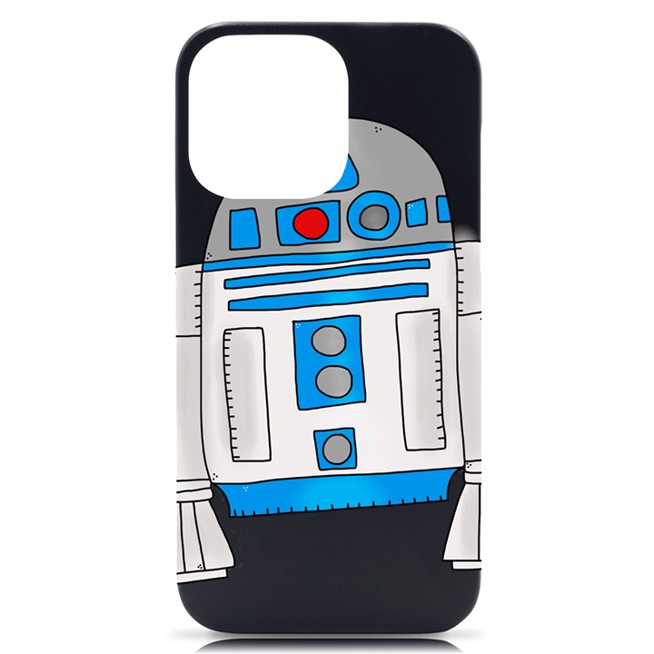 Technology-clip-art-r2d2 iPhone 14 Pro Max Black UV Print Case