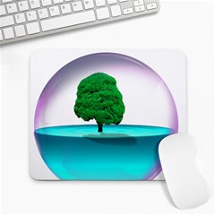 Crystal-ball-sphere-cartoon Color Background Large Mousepad by 99art