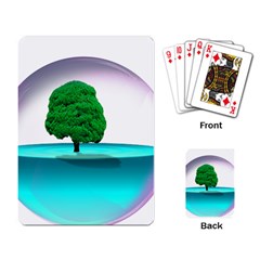 Crystal-ball-sphere-cartoon Color Background Playing Cards Single Design (rectangle)