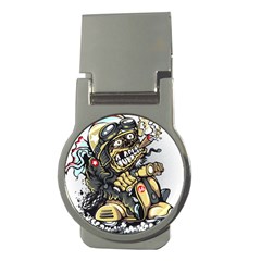 Scooter-motorcycle-boot-cartoon-vector Money Clips (round)  by 99art