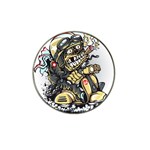 Scooter-motorcycle-boot-cartoon-vector Hat Clip Ball Marker Front