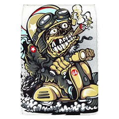 Scooter-motorcycle-boot-cartoon-vector Removable Flap Cover (l) by 99art