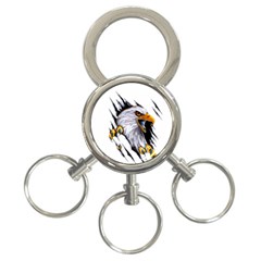 Eagle 3-ring Key Chain by 99art