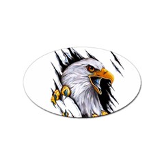 Eagle Sticker (oval) by 99art