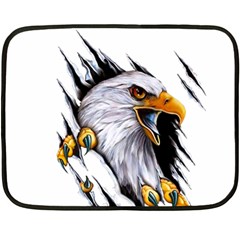 Eagle Fleece Blanket (mini) by 99art