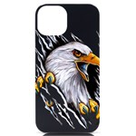 Eagle iPhone 14 Black UV Print Case Front