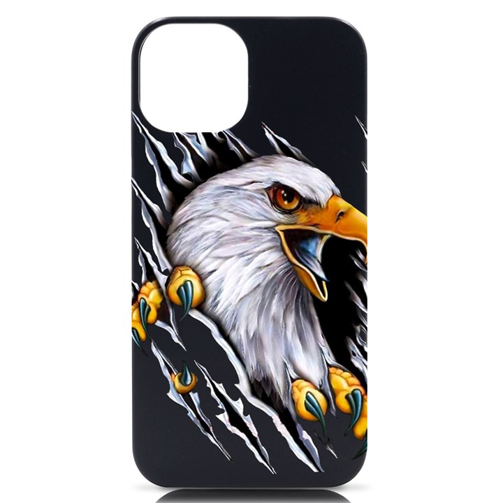 Eagle iPhone 14 Black UV Print Case