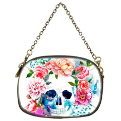 Day Of The Dead Skull Art Chain Purse (one Side) by 99art