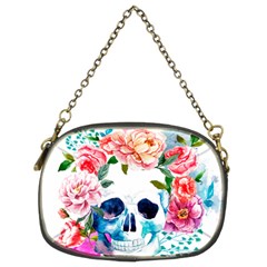 Day Of The Dead Skull Art Chain Purse (two Sides) by 99art