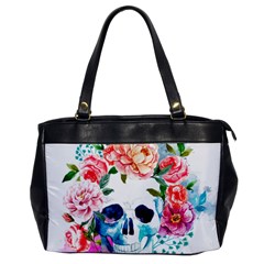 Day Of The Dead Skull Art Oversize Office Handbag by 99art