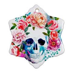 Day Of The Dead Skull Art Ornament (snowflake) by 99art