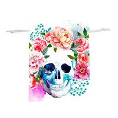 Day Of The Dead Skull Art Lightweight Drawstring Pouch (s) by 99art