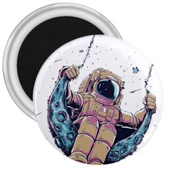 Drawing-astronaut 3  Magnets