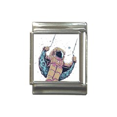 Drawing-astronaut Italian Charm (13mm)