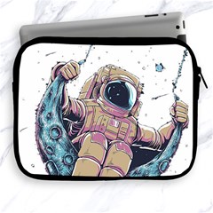 Drawing-astronaut Apple Ipad 2/3/4 Zipper Cases by 99art