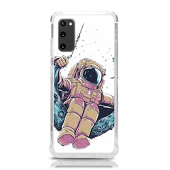 Drawing-astronaut Samsung Galaxy S20 6 2 Inch Tpu Uv Case by 99art