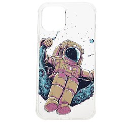 Drawing-astronaut Iphone 12 Pro Max Tpu Uv Print Case by 99art