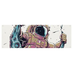 Drawing-astronaut Banner And Sign 12  X 4  by 99art