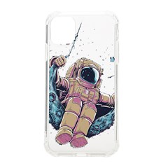 Drawing-astronaut Iphone 11 Tpu Uv Print Case by 99art