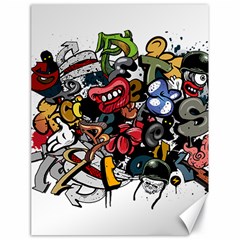 Mural Graffiti Paint Canvas 18  X 24  by 99art