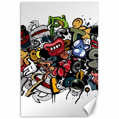 Mural Graffiti Paint Canvas 20  X 30  by 99art