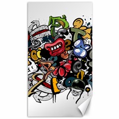 Mural Graffiti Paint Canvas 40  X 72  by 99art