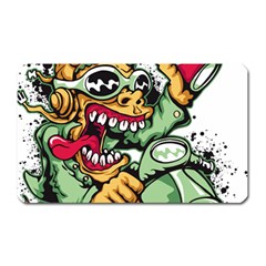 Scooter-motorcycle-graffiti Magnet (rectangular) by 99art