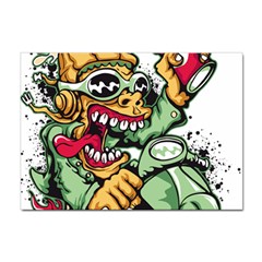 Scooter-motorcycle-graffiti Sticker A4 (10 Pack) by 99art