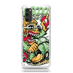 Scooter-motorcycle-graffiti Samsung Galaxy S20 6 2 Inch Tpu Uv Case by 99art