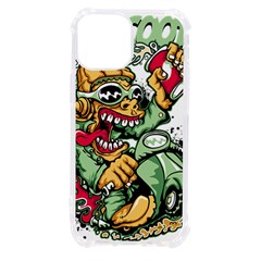 Scooter-motorcycle-graffiti Iphone 13 Mini Tpu Uv Print Case