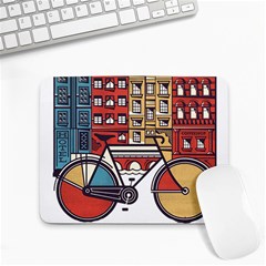 Amsterdam Graphic Design Poster Illustration Small Mousepad by 99art