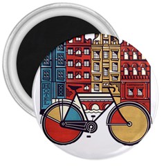 Amsterdam Graphic Design Poster Illustration 3  Magnets