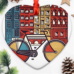 Amsterdam Graphic Design Poster Illustration Ornament (heart)