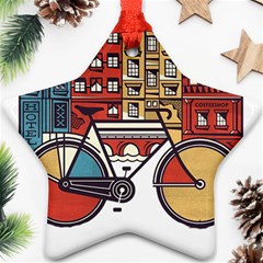 Amsterdam Graphic Design Poster Illustration Ornament (star)