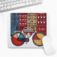 Amsterdam Graphic Design Poster Illustration Large Mousepad by 99art