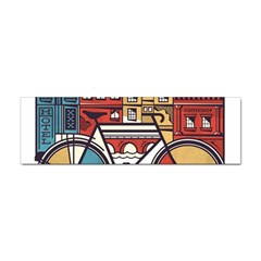 Amsterdam Graphic Design Poster Illustration Sticker (bumper) by 99art