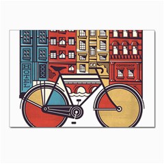 Amsterdam Graphic Design Poster Illustration Postcards 5  X 7  (pkg Of 10) by 99art