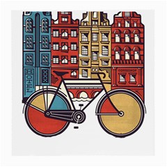 Amsterdam Graphic Design Poster Illustration Medium Glasses Cloth by 99art