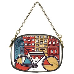 Amsterdam Graphic Design Poster Illustration Chain Purse (one Side) by 99art