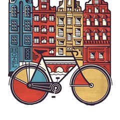 Amsterdam Graphic Design Poster Illustration Play Mat (square) by 99art