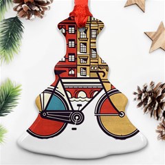 Amsterdam Graphic Design Poster Illustration Christmas Tree Ornament (two Sides)