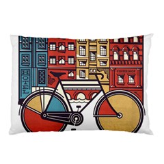 Amsterdam Graphic Design Poster Illustration Pillow Case (two Sides) by 99art